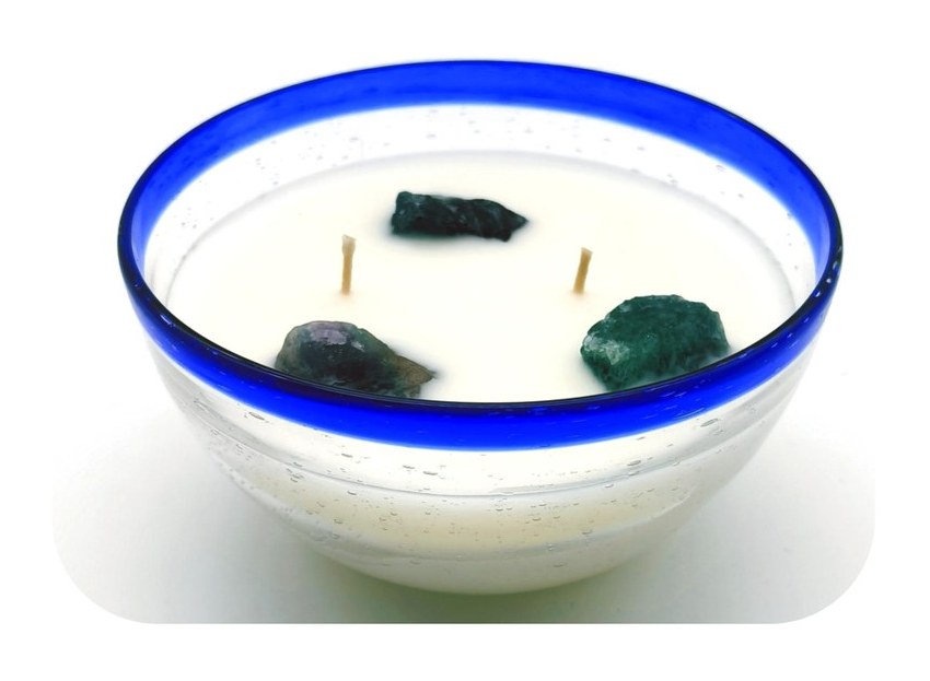 Glass candle